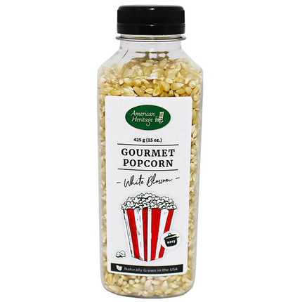 American Heritage White Blossom Gourmet Popcorn 425 grams