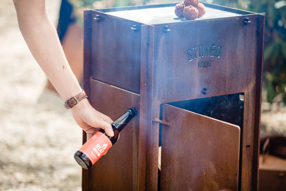 Stoked BBQ Door