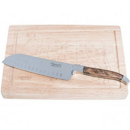 Laguiole Santoku Including Cutting Board