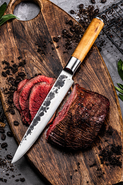 Olive Forged Carving Knife