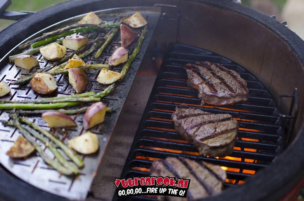 Kamado Joe Half Round Cast Iron Grill Big Joe