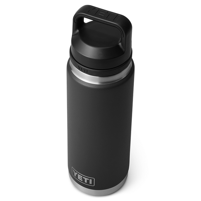 YETI Rambler 26oz Flasche Chug Schwarz