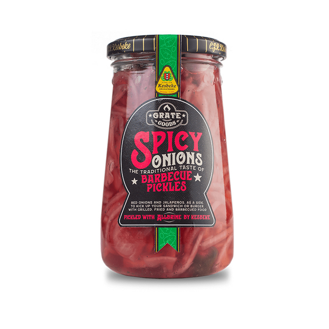 Grate Goods Spicy Onions Barbecue Pickles 325 grams 