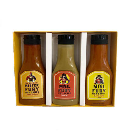 The Original Fury Hot Sauces Giftbox