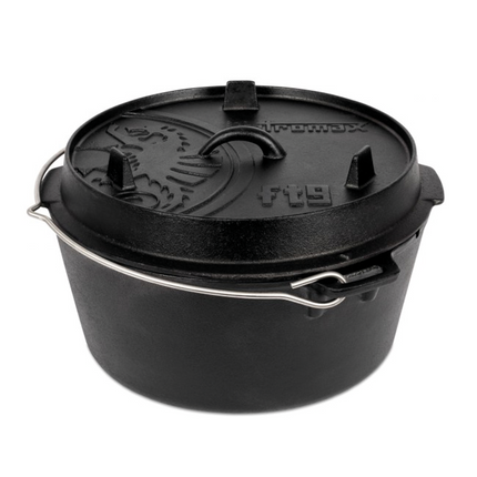 Petromax 9Quarts / 7,5 Liter Dutch Oven zonder pootjes