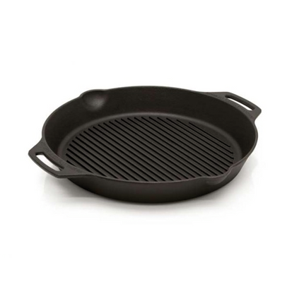 Petromax Cast Iron Grill Skillet 35cm met Twee Handvaten