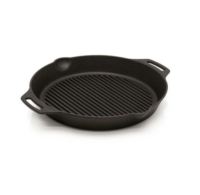 Petromax Cast Iron Grill Skillet 35cm with Two Handles