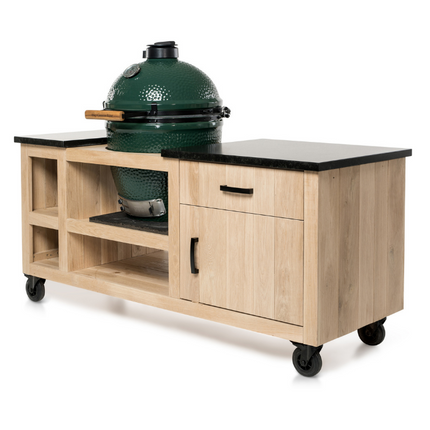 Oak Table Classic I Big Green Egg Medium &amp; Large