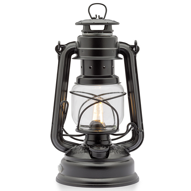 Original Feuerhand Storm Lantern Matt Black LED