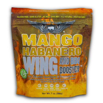 Croix Valley Mango Habanero Wing &amp; BBQ Booster 7 oz 