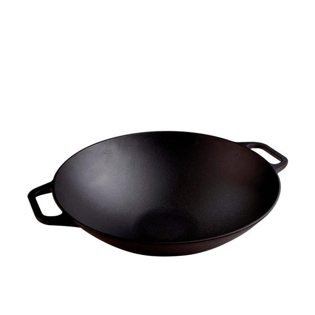 Victoria Cast Iron Wok 35.5 cm