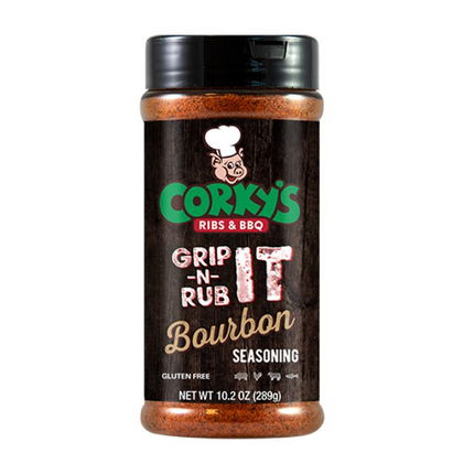 Corky's BBQ Grip-N-Rub Bourbon Seasoning 9.5 oz