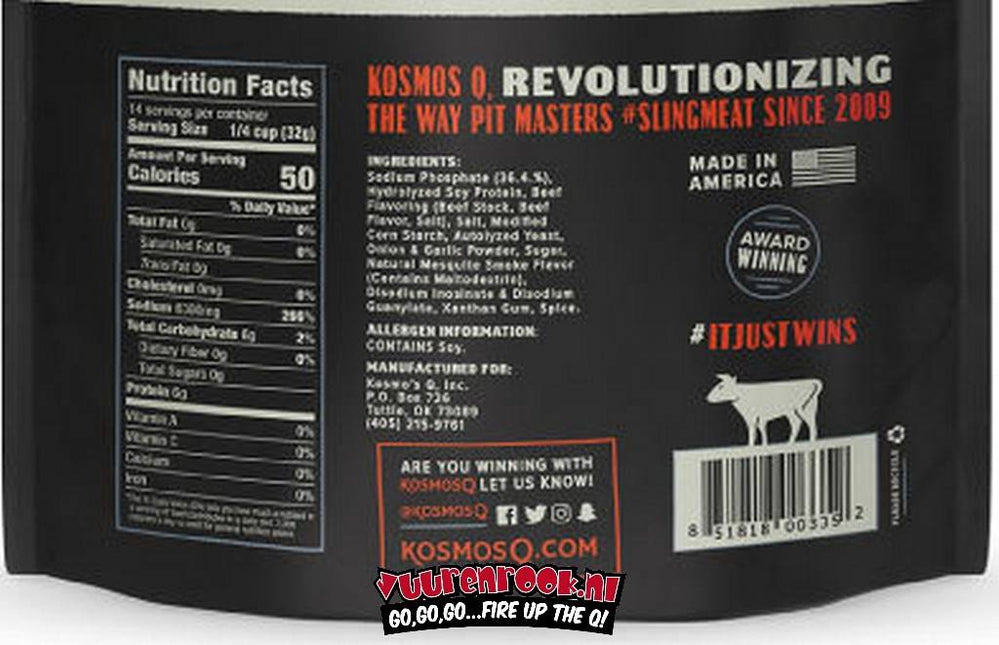 Kosmos Smoke House Reserve Blend Brisket Brine Injection 16oz