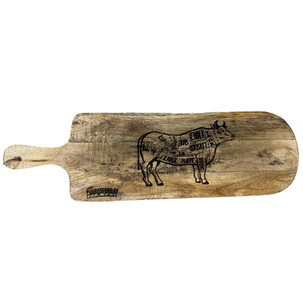 Oak Serving Board Pig 49.5 x 15 x 2.2 cm