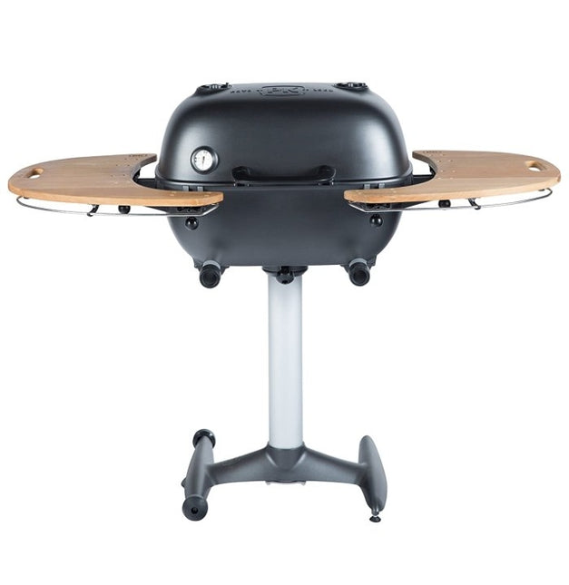 PK360 Grill &amp; Smoker Graphite with Teak Side Tables