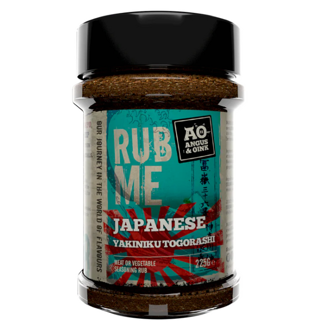 Angus&amp;Oink (Rub Me) Japanischer Togorashi BBQ Rub 225 Gramm