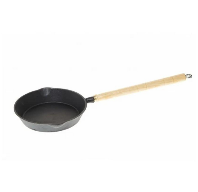 Mustang Cast Iron Pan with Extra Long Handle