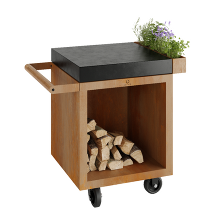 OFYR Mise en Place Tisch Corten 65 PRO