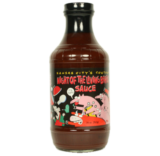 Kansas City Cow Town Night of The Living BBQ Sauce 18oz