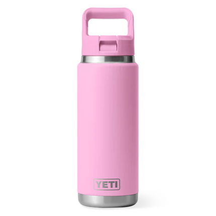 Yeti Rambler 26 Oz Straw Bottle Pink