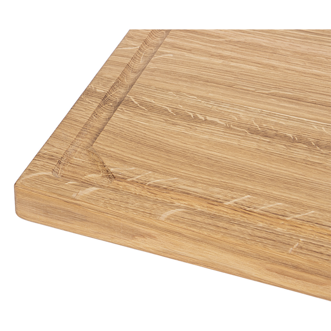 Grill Fanatics Cutting Board Oak 50 x 40 x 3 cm