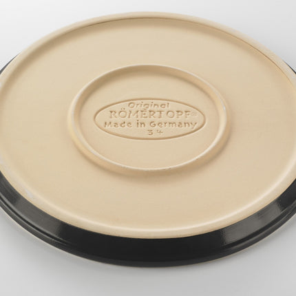 Römertopf Grill Plate Round with Ridges