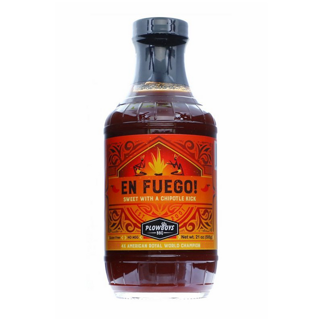 Plowboys Barbecue En Fuego Spicy Sauce 16oz