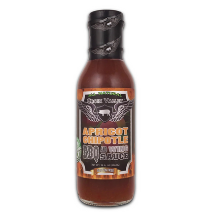 Croix Valley Apricot Chipotle BBQ And Wing Sauce 12 Oz