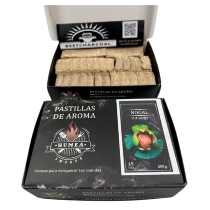 Bestcharcoal Pastillas De Aroma, Nogal Hickory 200 gram