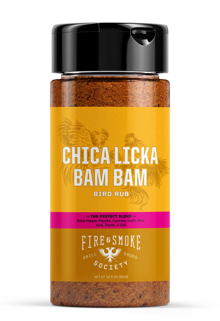 Fire&Smoke Chica Licka Bam Bam Bird Rub 10.7 oz