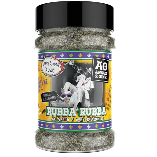 Angus&amp;Oink Rubba Rubba BBQ Seasoning 200 grams