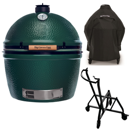 Big Green Egg XXLarge + Integgrated Nest + Handler + Cover