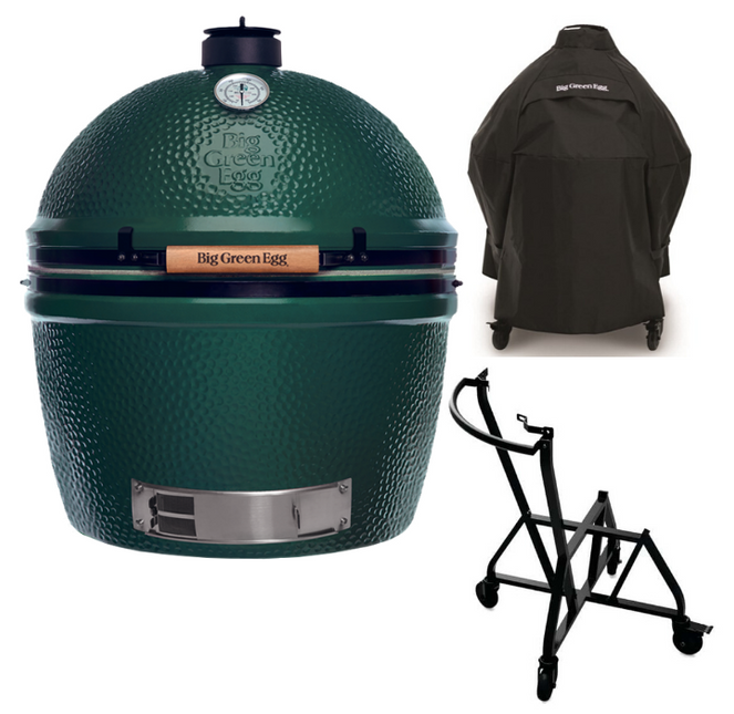 Big Green Egg XXLarge + Integgrated Nest + Handler + Cover