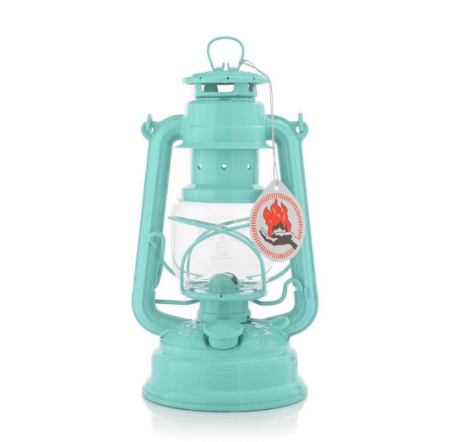 Original Feuerhand Storm Lantern Light Green