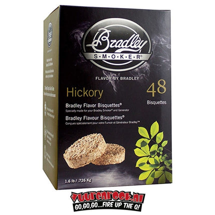 Bradley Smoker Hickory Bisquetten 48 st.