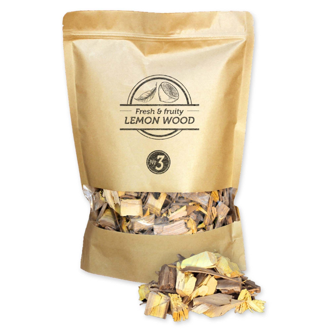 Smokey Olive Wood Lemon Smoking Chips 1.7 Liter