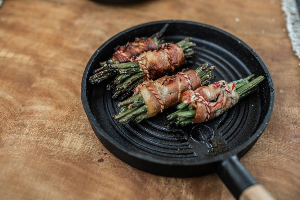 Geschmiedete Churrasco-Servierpfanne