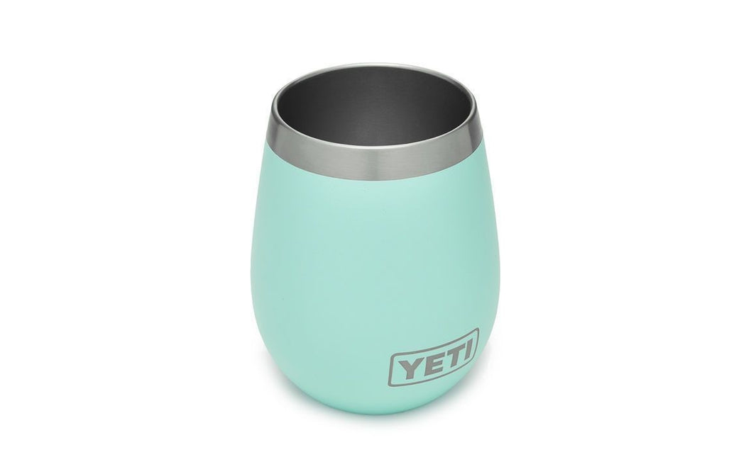 Yeti Rambler Wine Tumbler 10 oz Sea Foam