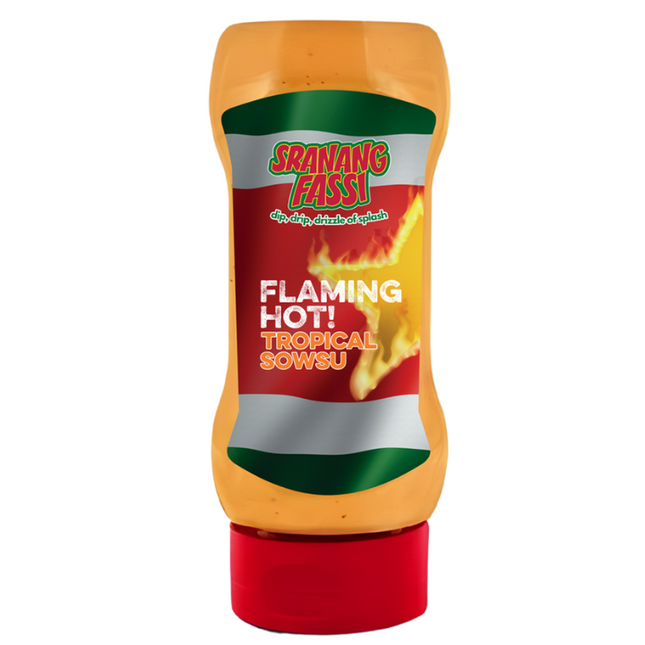 Sranang Fassi Flaming Hot Tropical Sowsu 350ml