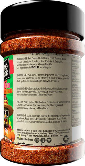 Angus&Oink (Rub Me) El Jefe Chilli x Lime Seasoning 210 gram