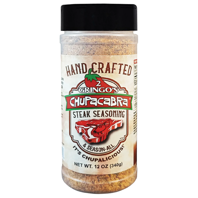 2 Gringos Chupacabra Handgefertigtes Steakgewürz 12 oz