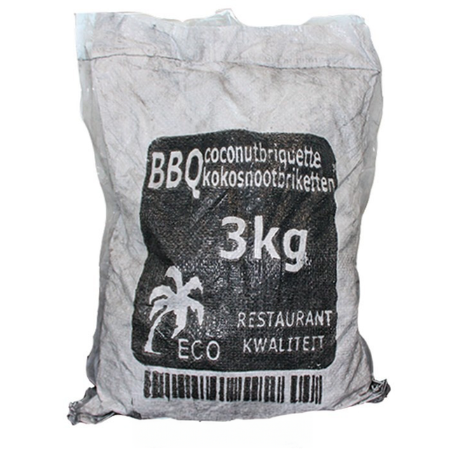 Hot Coconut Briquettes Pillow Shape 3 kg