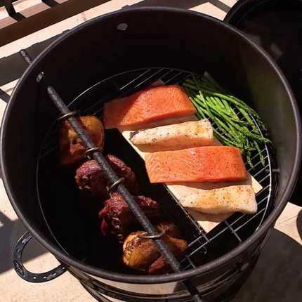 Pit Barrel Cooker Fold-Out Grill