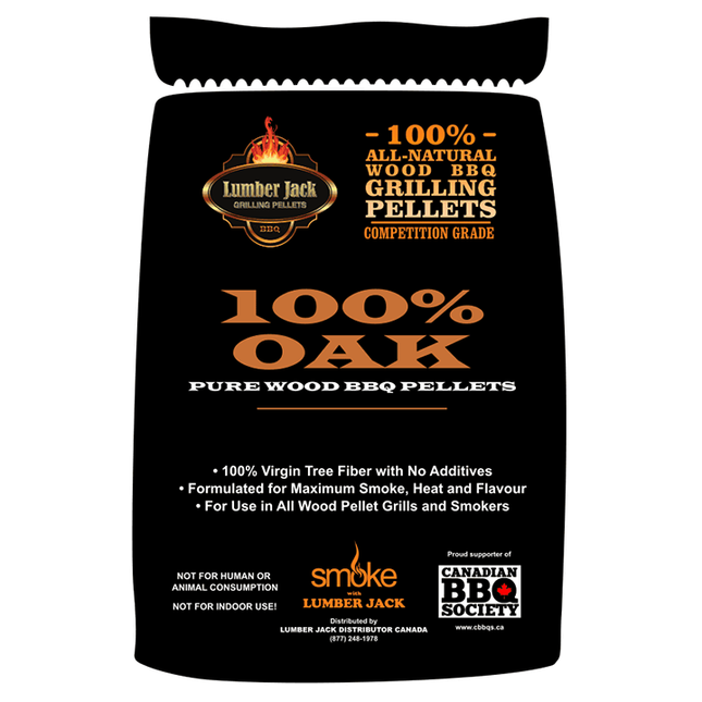 Lumberjack Eiken BBQ Pellets 9 kg