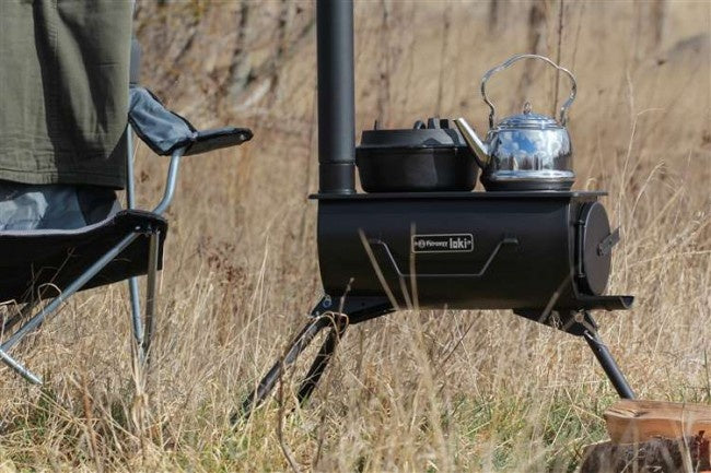 Petromax Loki camping stove and tent oven