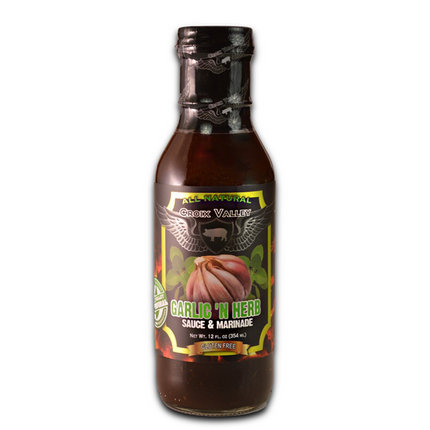 Croix Valley Garlic 'n Herb Sauce &amp; Marinade 12 oz