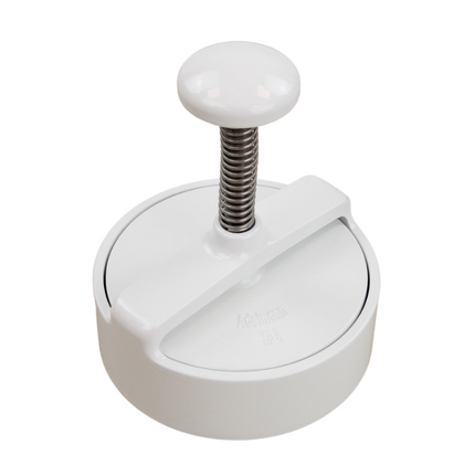 Aluminum Hamburger Press White Ø125mm