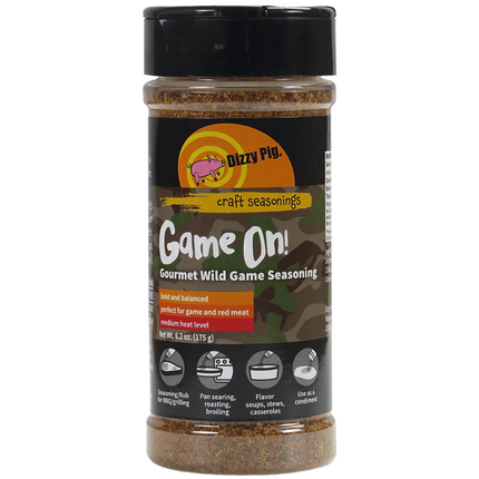 Dizzy Pig BBQ Game On Rub 6.2oz