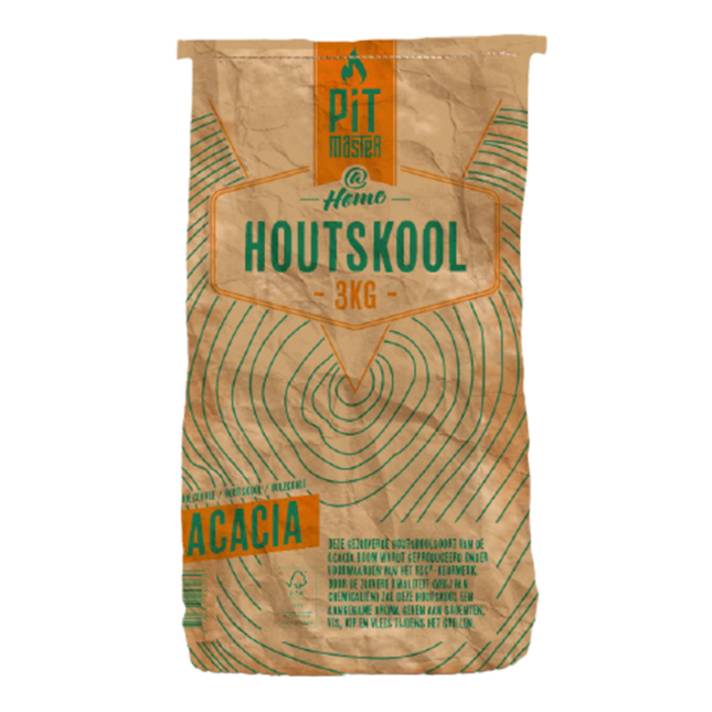 Pitmaster Acacia (Zuid-Afrika) Restaurant Grade Houtskool 3 kg