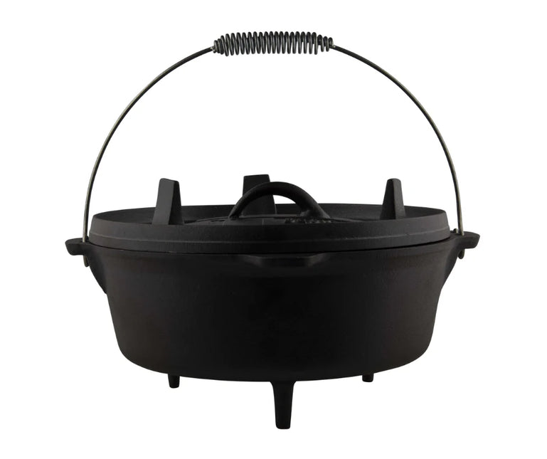 The Windmill Dutch Oven 4,5 quarts Met Pootjes + GRATIS Oven en Stoven